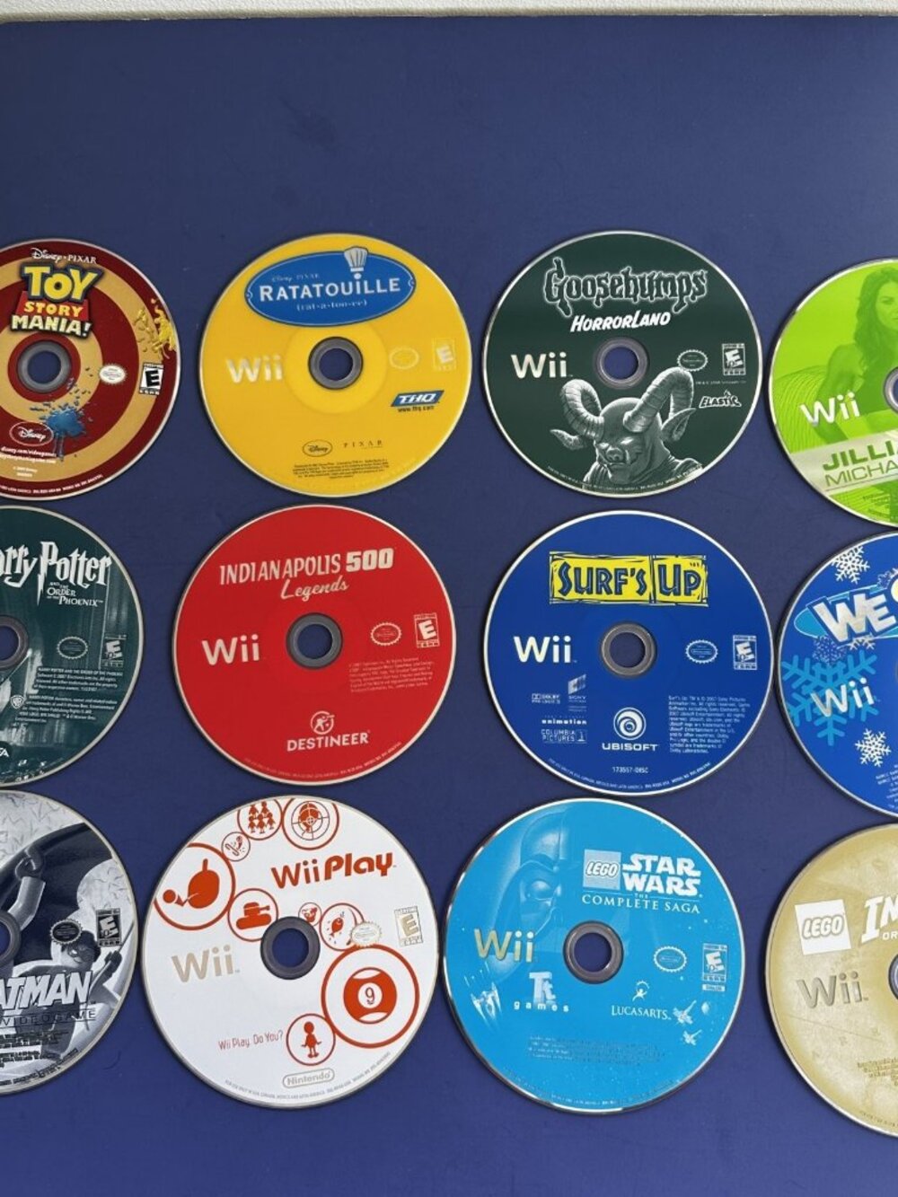 Lot of 12 Nintendo Wii Games Disc Only Used Bundle Lot